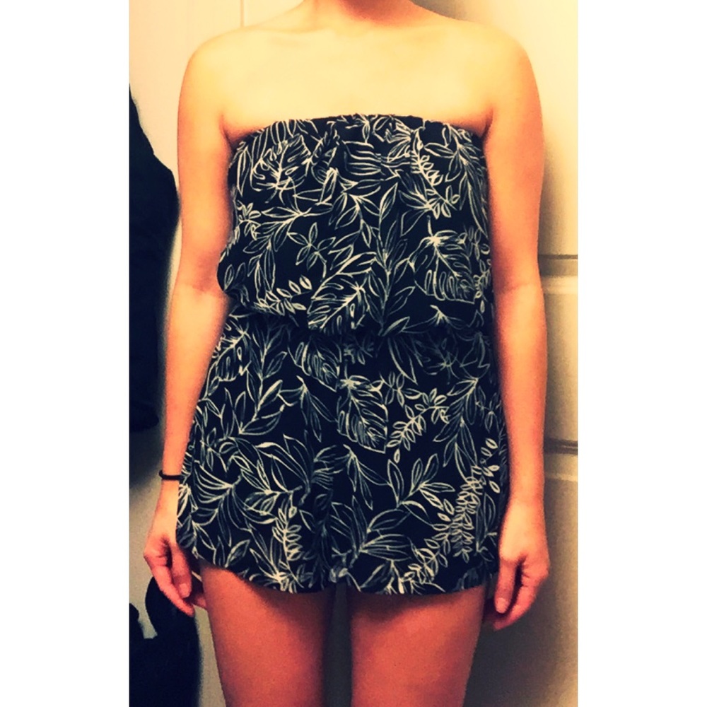 Strapless Romper